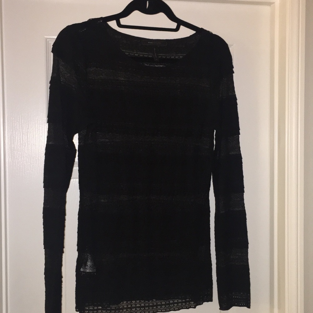 Lace long sleeve top